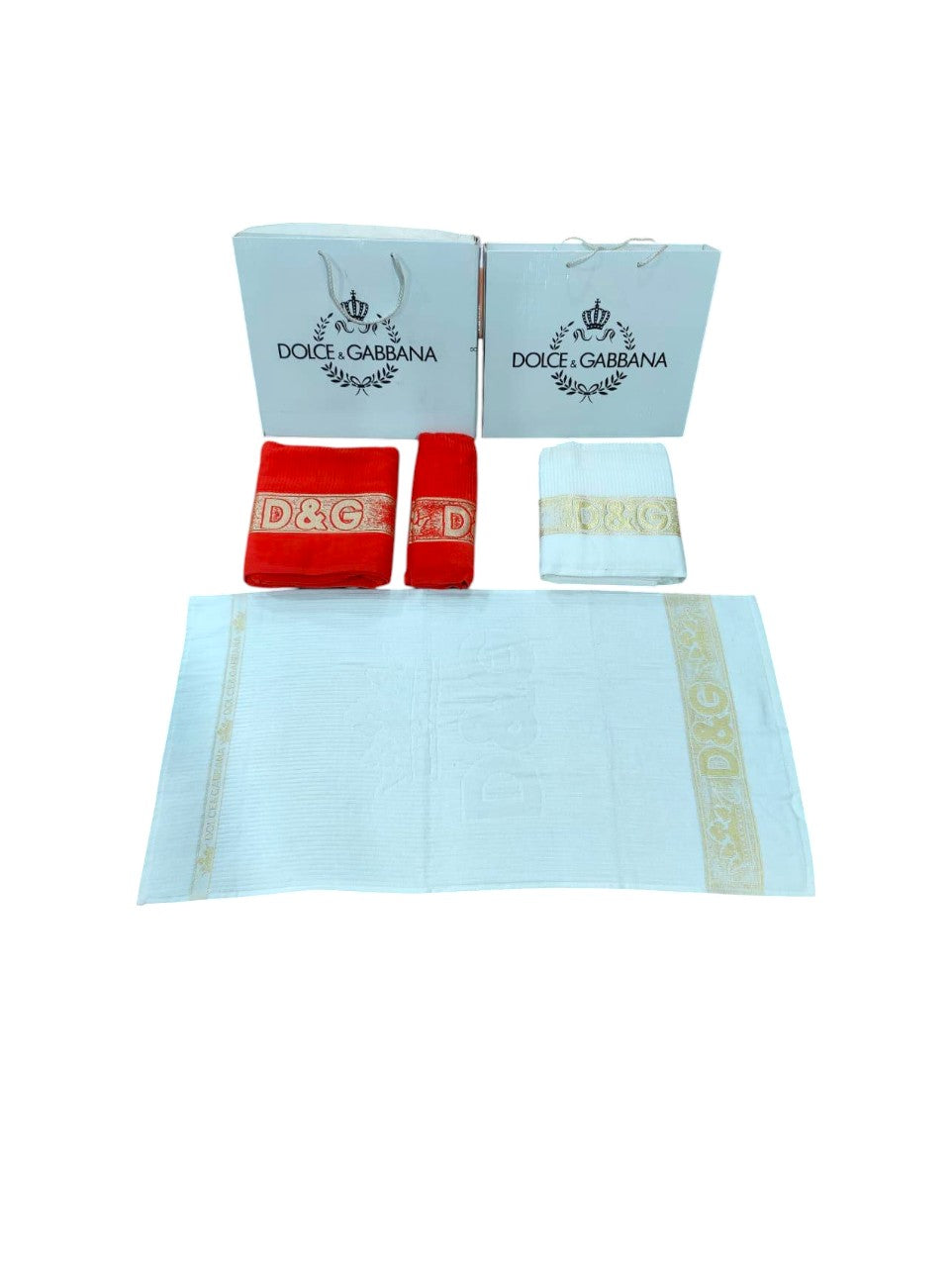 2 PAIR OF TOWEL SETS